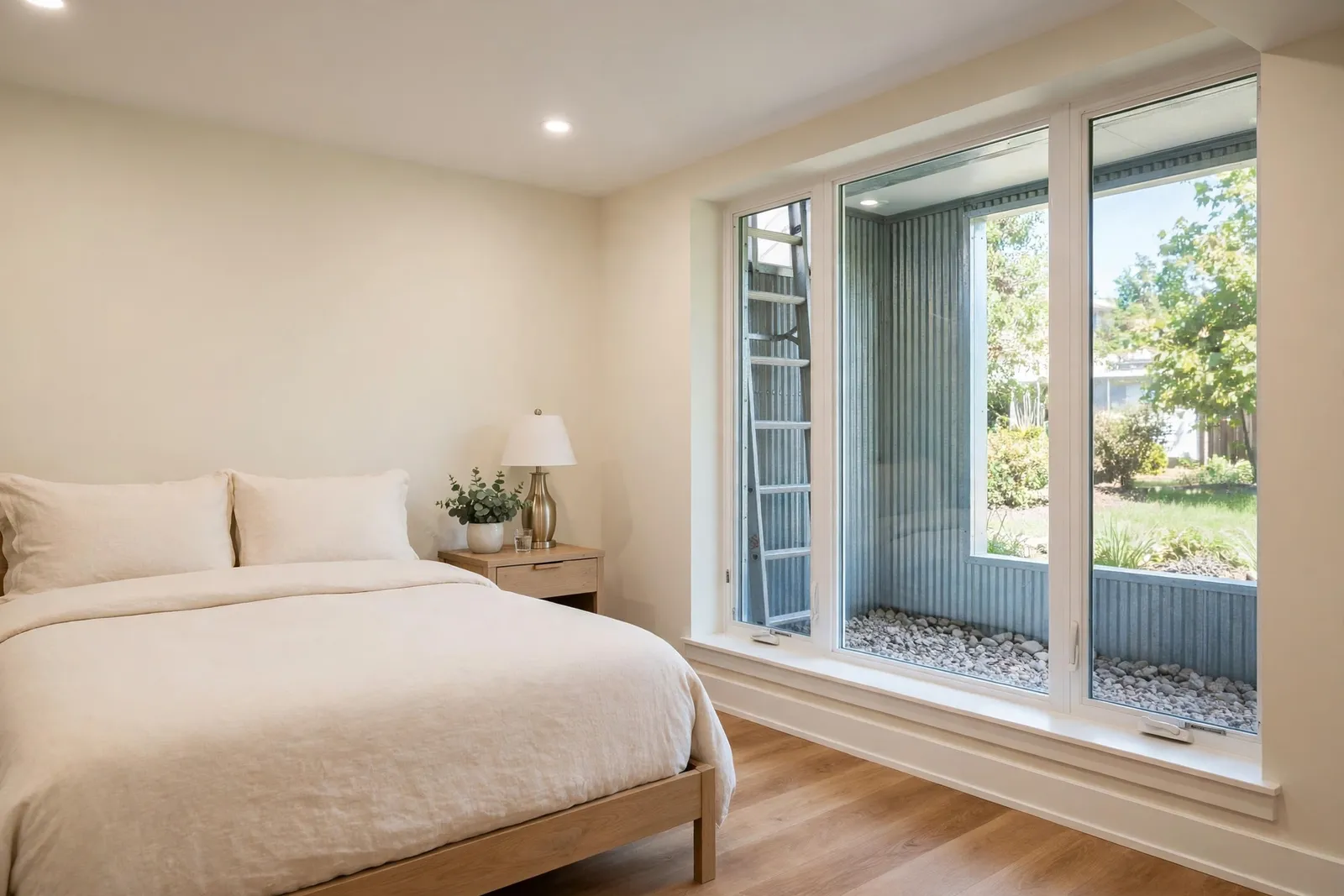 Basement Bedroom Conversion —  Basement Bedroom Conversion in St. Charles by Waldorf Egress Window Company