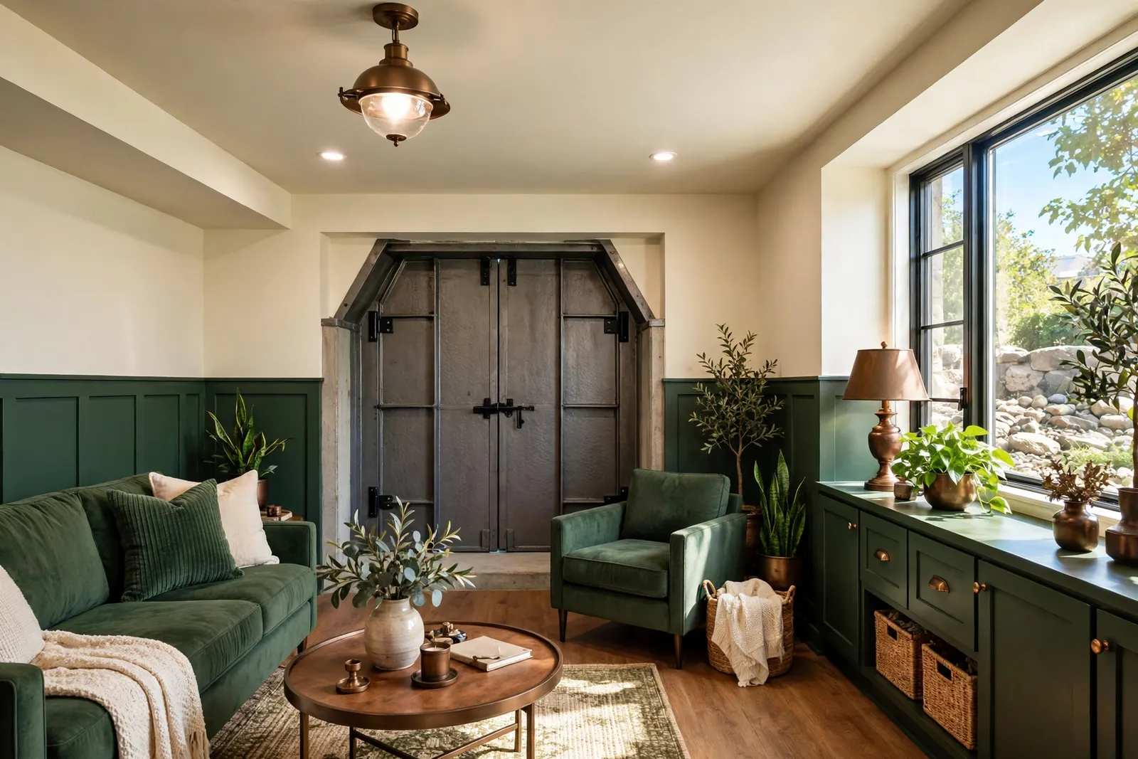 Bilco Door vs Egress Window Options —  Egress Window Added Beside an Existing Bulkhead in Bannister by Waldorf Egress Window Company