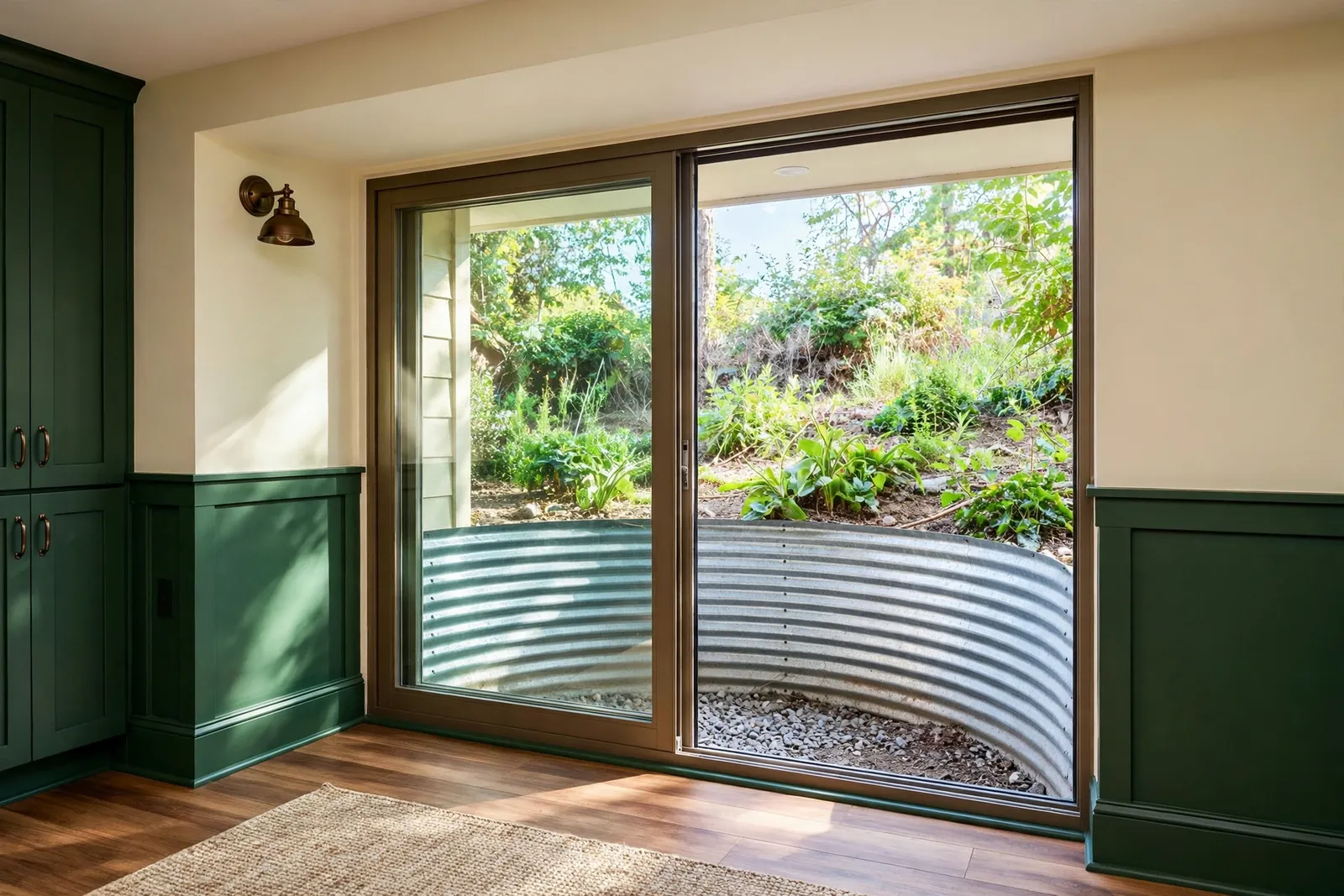 Sliding Egress Windows —  Full Sliding Egress Installation in St. Charles by Waldorf Egress Window Company